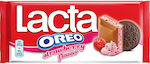 Lacta Oreo Chocolate Milk Strawberry Flavor 105gr 1pcs