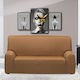 SB Home Four Seater sofa Elastic Cover Sabrina 03.00442 Beige 270cm