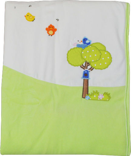 Bebe Stars Pătură Pepinieră Swaddling Little Birds 90x110 cm