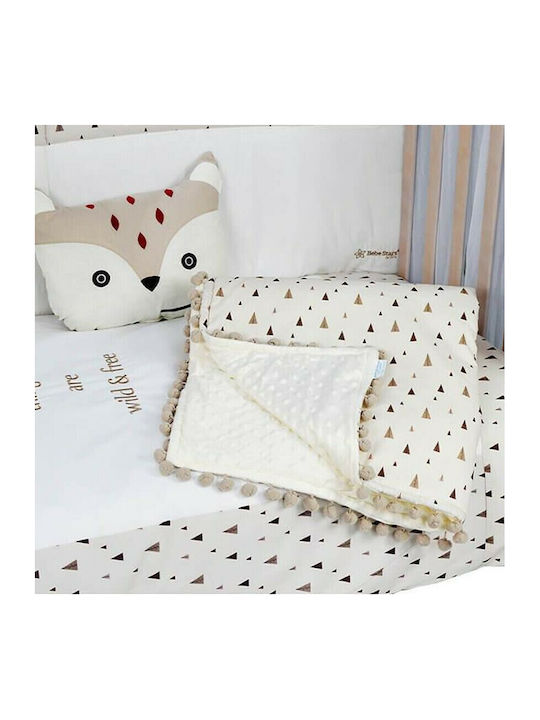 Bebe Stars Wickeltuch für Kinderzimmer Fox 90x90cm