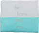 Bebe Stars Blanket Nursery Swaddling Blankets Elephant Velvet Turquoise 90x105cm
