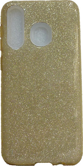 Back Cover Σιλικόνης Χρυσό (Huawei P30 Lite)
