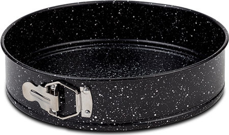 Nava Marble Aluminum Cake Baking Pan with Removable Bottom Nature Black 28x28x7cm