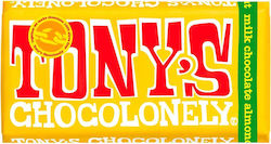 Tony's Chocolonely Nougat Ciocolată Lapte cu migdale caramelizate 180Traduceți în limba 'română' următoarea unitate de specificațiepentru un site de comerț electronic în categoria 'Ciocolată'.Răspundeți doar cu traducerea.gr 1buc