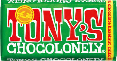 Tony's Chocolonely Chocolate Milk Hazelnut 180gr 1pcs