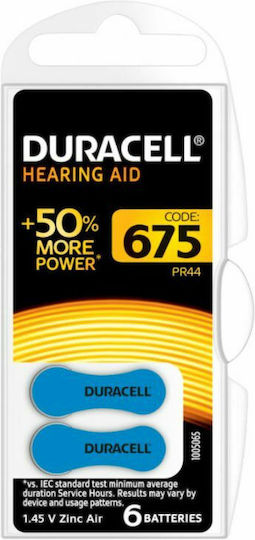 Duracell Activair Baterii pentru aparate auditive Variază în funcție de 675 1.4V 6buc