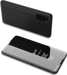 Hurtel Clear View Plastic Book Black (Galaxy S20)