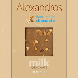 Alexandros Chocolate Milk Hazelnuts 90gr 1pcs