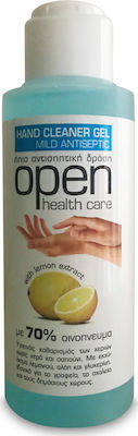 Open Cosmetics Mild Antiseptic Hand Gel Dezinfectant Gel Pentru mâini 110ml Lămâie