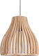 Soulworks Nakma Κρεμαστό Φωτιστικό Καφέ Καμπάνα 29.5x30εκ.