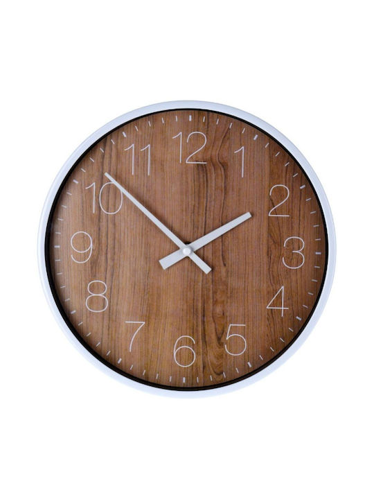 Wall Clock Wooden Ø25cm