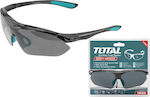 Total Safety Glasses with Gray Tint Lenses