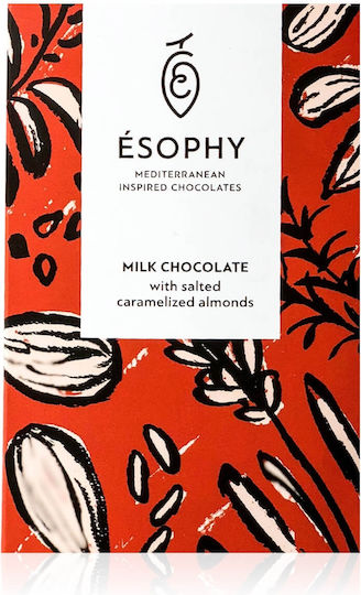 Esophy Ciocolata Lapte Migdale caramelizate sărate 50gr