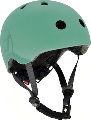 Scoot & Ride Παιδικό Κράνος για Ποδήλατο & Πατίνι Πράσινο S/M (51-55 cm) Forest