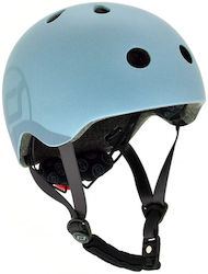 Scoot & Ride Kinderfahrrad- / Rollerhelm Steel