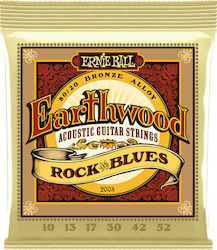 Ernie Ball Rock and Blues Earthwood 80/20 Bronze 10-52
