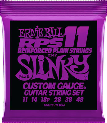 Ernie Ball Set Nickel gewickelt Saiten für E-Gitarre Slinky RPS Leistung 11 - 48"