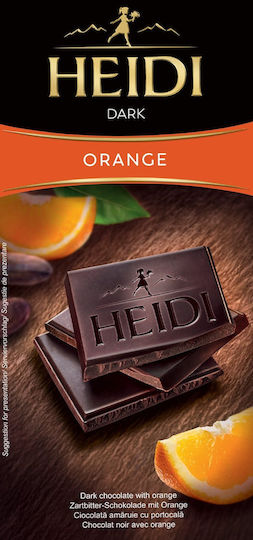 Heidi Dark Ciocolata Amaruie cu Orange 80gr
