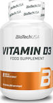 Biotech USA Vitamin D3 Vitamin für das Immunsystem 2000iu 60 Registerkarten