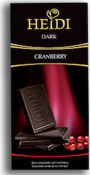 Heidi Dark Chocolate Dark Cranberry 80gr