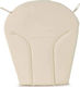 Lianos Garden Chair Cushion with Backrest Horseshoe Ecru 51x41cm