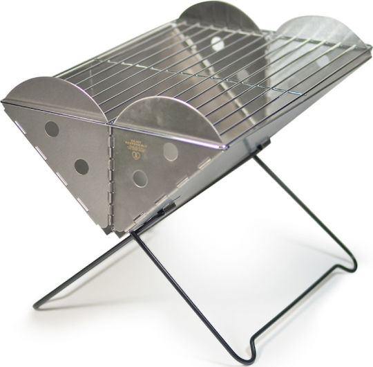 Uco Flatpack Grill GR-FPG Ανοξείδωτη Φορητή Ψησταριά Κάρβουνου 36.2x26εκ.