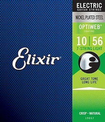 Elixir Optiweb Einstellen E-Gitarrensaiten Stahl 10 - 56 Elixir Optiweb Einstellen E-Gitarrensaiten Stahl 10 - 56