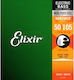Elixir Nanoweb Set Corzi Pentru Bas Oțel Inoxidabil 50 - 105