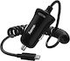 HAMA Car Charger Micro-Usb 2.4A Black Încărcător Auto 2.4A împreună cu Cablu Micro-USB Negru Culoare