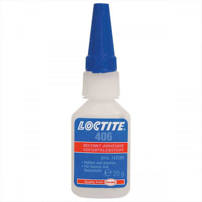 Loctite Υγρή Κόλλα Στιγμής 406 Instant Adhesive Κυανοακρυλική 20gr