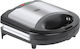 Teesa Sandwich Maker with Ceramic Plates for for 2 Sandwiches Sandwiches 800W Inox