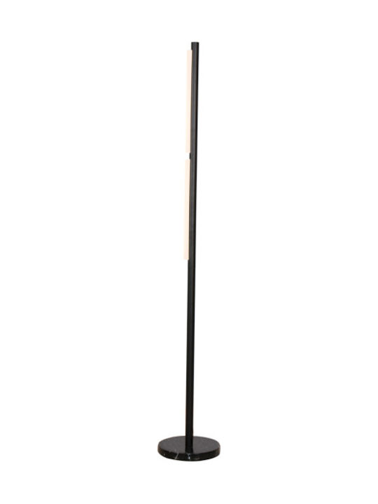 Viokef Nick LED Floor Lamp H160xW25cm. with Warm White Light Black