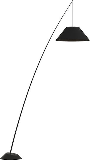 Viokef Rod Stehleuchte H235xB50cm. mit Fassung für Lampe E27 Schwarz