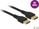 DeLock DeLock DisplayPort-Kabel Male - DisplayPort-Stecker Male 2m Schwarz (85910)