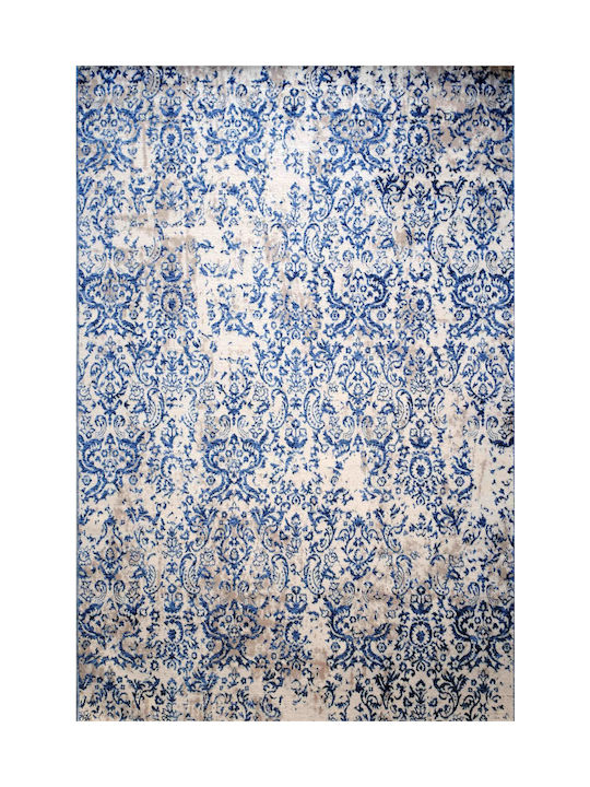 5896 Rug Rectangular Blue