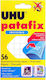 UHU Glue Stickers Patafix Invisible 56 Glue Pads 37156