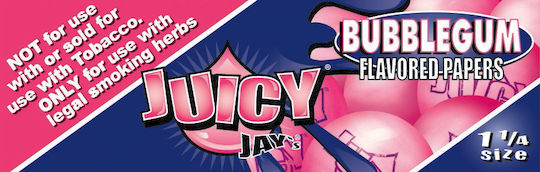 Juicy Jays Bubblegum Zigarettenpapier 1+1/4 32 Blätter 1Stück