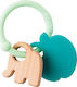 Nattou Apple Teething Rattle made of Silicone for 0 m+ 1pcs