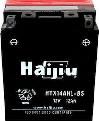 HaiJiu Inchis Baterie Motocicleta YTX14AHL-BS cu Capacitatea 12.6Ah