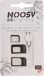 Noosy Nano SIM Adapter σε Μαύρο χρώμα