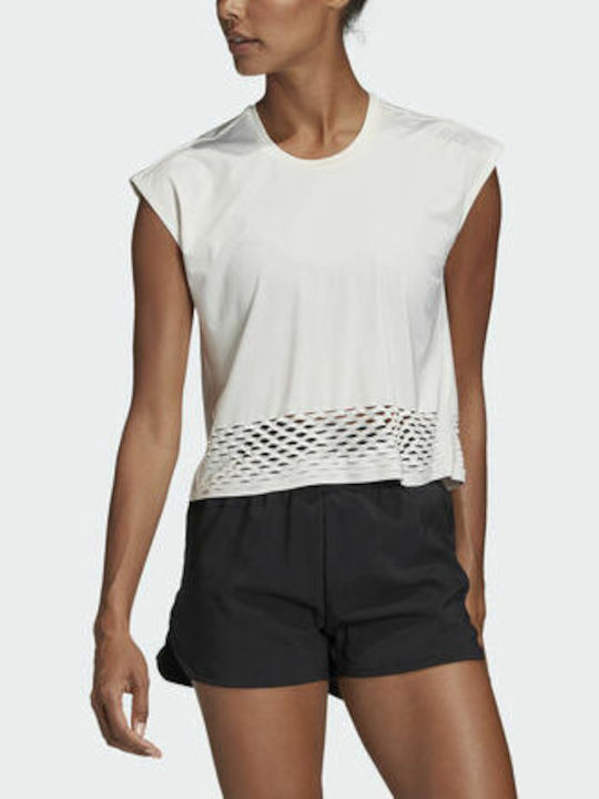 Adidas Terrex Agravic All-Around Women's Athletic Blouse Sleeveless White