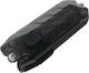 NiteCore Rechargeable Keychain Flashlight LED UV IP65 with Maximum Brightness 13lm Tube Rechargable RL Embedded Black