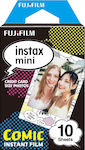 Fujifilm Color Instax Mini Comic Instant Φιλμ (10 Exposures)