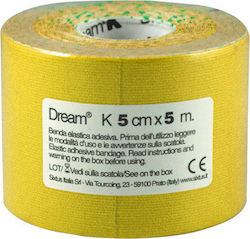 Sixtus Dream K Kinesiology Tape 5cm x 5m Yellow