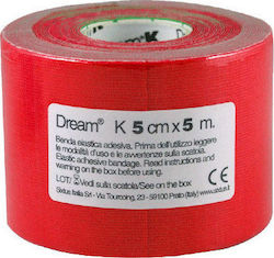 Sixtus Dream K Kinesiology Tape 5cm x 5m Red