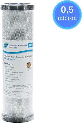 Pure Upper and Lower Counter Water Filter Replacement from Activated Carbon 10" LRC 0.5 μm 1pcs