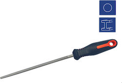 WorkPro 600004.0002 Λίμα Μετάλλου 1/200mm Στρόγγυλη με Λαβή