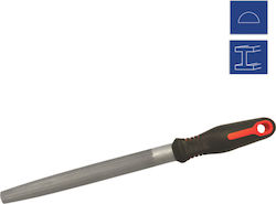 WorkPro 600004.0001 Λίμα Μετάλλου 1/200mm Ημιστρόγγυλη με Λαβή