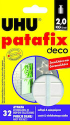 UHU Κόλλα Αυτοκόλλητο Patafix Deco 32 Glue Pads 58gr