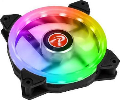 Raijintek IRIS 12 RBW ADD 120mm 4-Pin PWM ARGB Lighting Case Fan